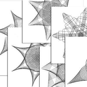 Sample of six mandalas to color