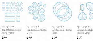 Order Spirograph parts