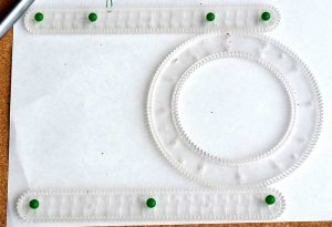 Two rack setup with pins