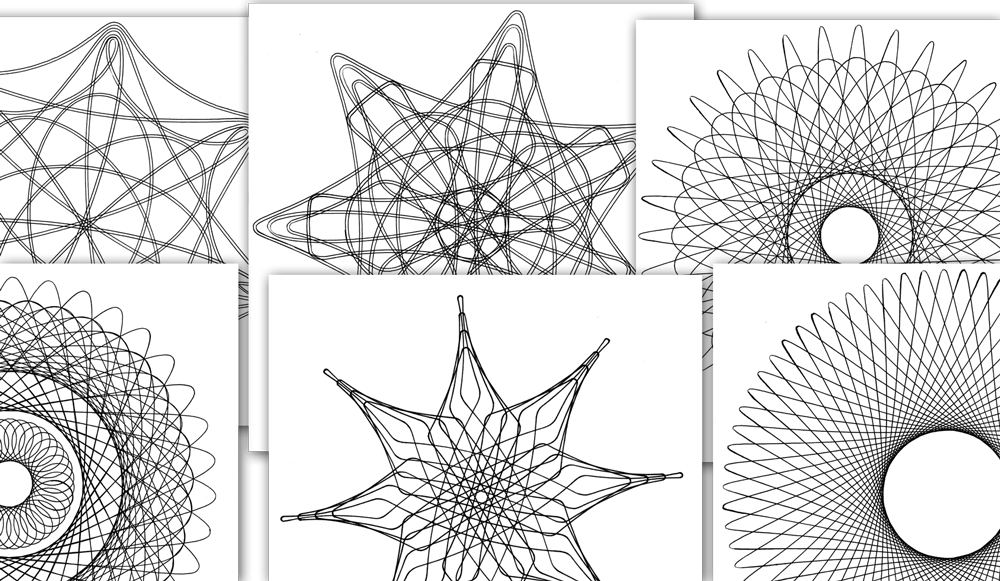 6 full-page coloring pages